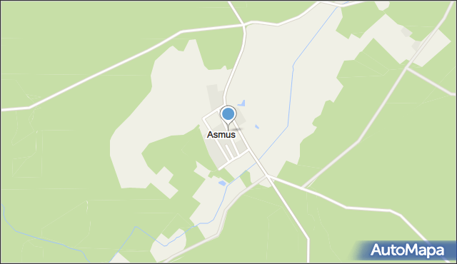 Asmus, Asmus, mapa Asmus