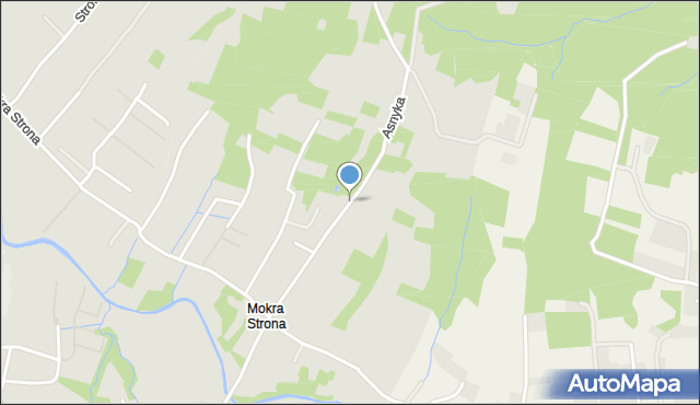 Tyczyn powiat rzeszowski, Asnyka Adama, mapa Tyczyn powiat rzeszowski