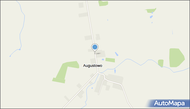 Augustowo gmina Krajenka, Augustowo, mapa Augustowo gmina Krajenka