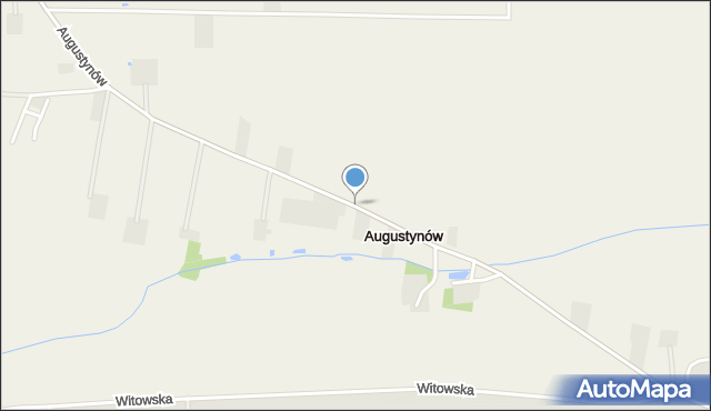 Augustynów gmina Warta, Augustynów, mapa Augustynów gmina Warta