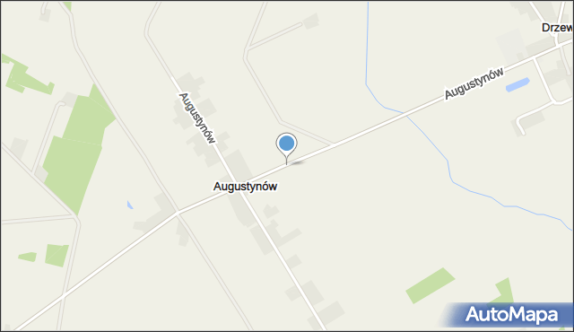 Augustynów gmina Zagórów, Augustynów, mapa Augustynów gmina Zagórów