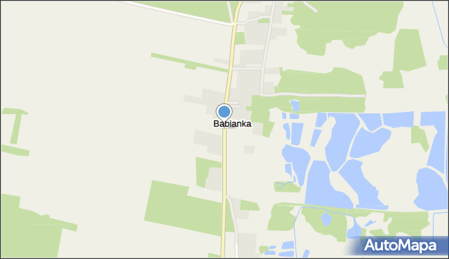 Babianka, Babianka, mapa Babianka