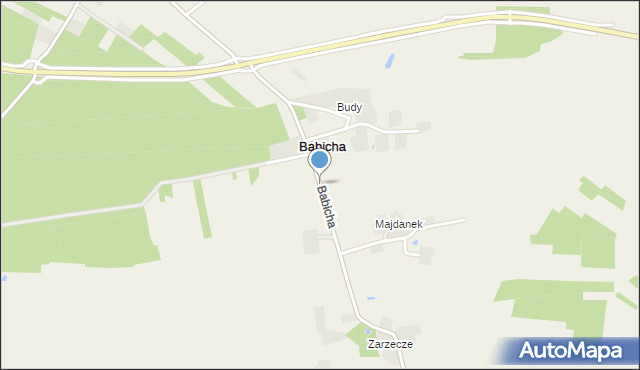 Babicha, Babicha, mapa Babicha