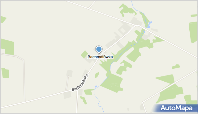 Bachmatówka, Bachmatówka, mapa Bachmatówka