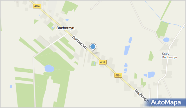 Bachorzyn, Bachorzyn, mapa Bachorzyn