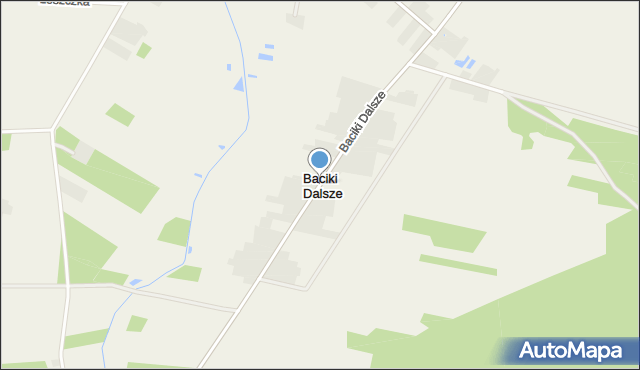 Baciki Dalsze, Baciki Dalsze, mapa Baciki Dalsze