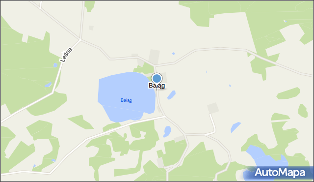 Bałąg, Bałąg, mapa Bałąg