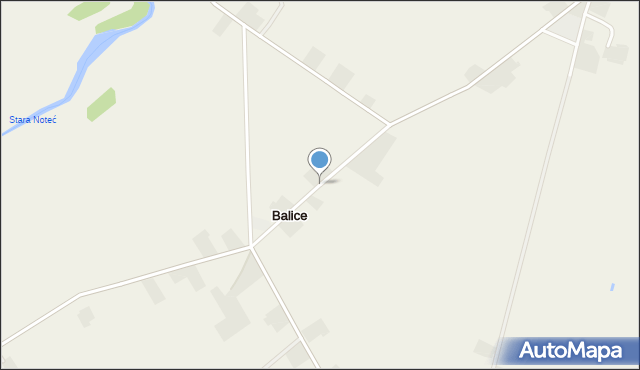 Balice gmina Janikowo, Balice, mapa Balice gmina Janikowo