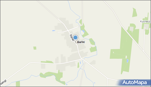 Bańki, Bańki, mapa Bańki