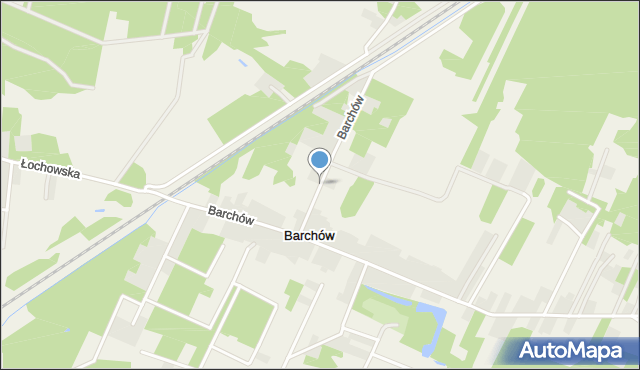 Barchów, Barchów, mapa Barchów