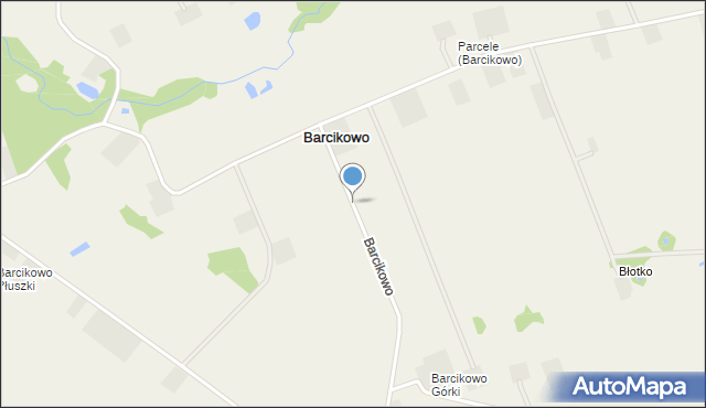 Barcikowo gmina Słupno, Barcikowo, mapa Barcikowo gmina Słupno