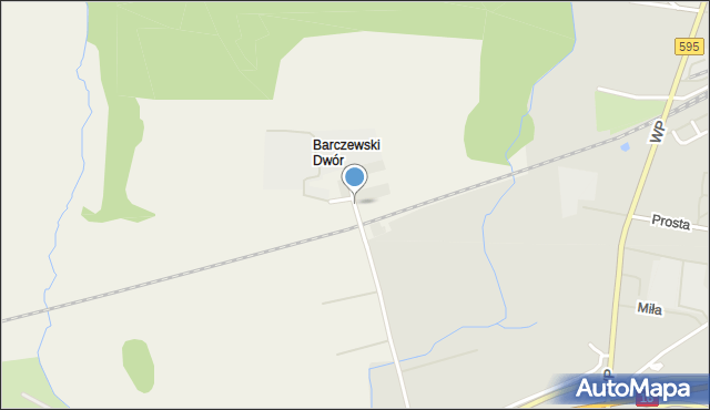 Barczewski Dwór, Barczewski Dwór, mapa Barczewski Dwór