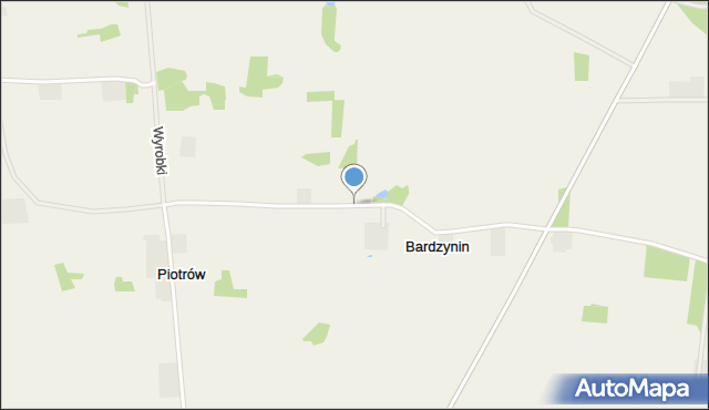 Bardzynin, Bardzynin, mapa Bardzynin