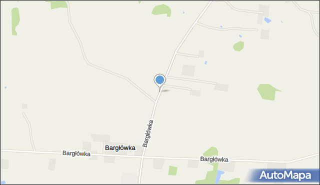 Bargłówka gmina Bargłów Kościelny, Bargłówka, mapa Bargłówka gmina Bargłów Kościelny