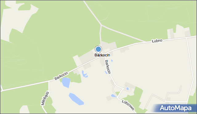 Barkocin, Barkocin, mapa Barkocin