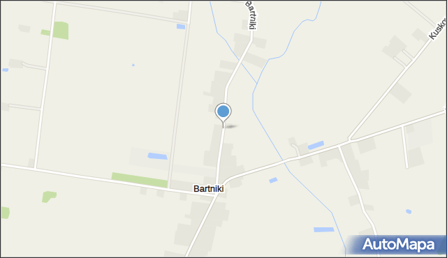 Bartniki gmina Przasnysz, Bartniki, mapa Bartniki gmina Przasnysz
