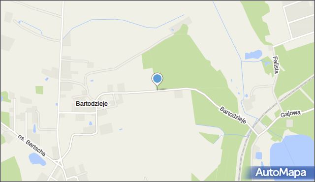 Bartodzieje gmina Wągrowiec, Bartodzieje, mapa Bartodzieje gmina Wągrowiec