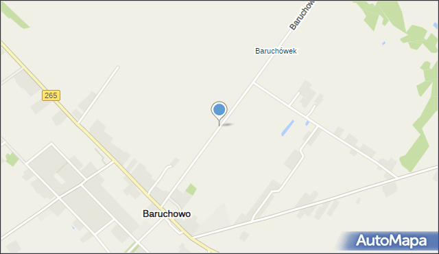Baruchowo, Baruchowo, mapa Baruchowo