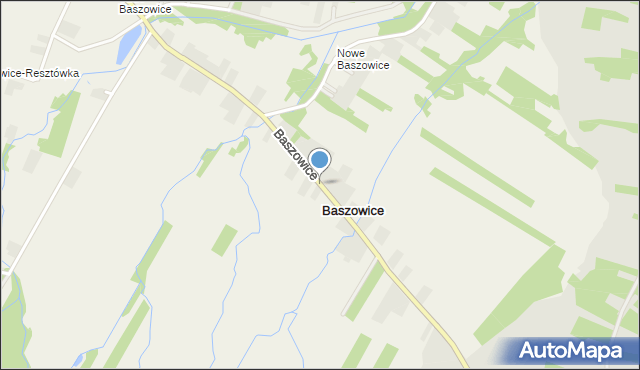 Baszowice, Baszowice, mapa Baszowice