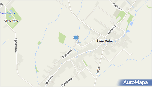 Bażanówka, Bażanówka, mapa Bażanówka