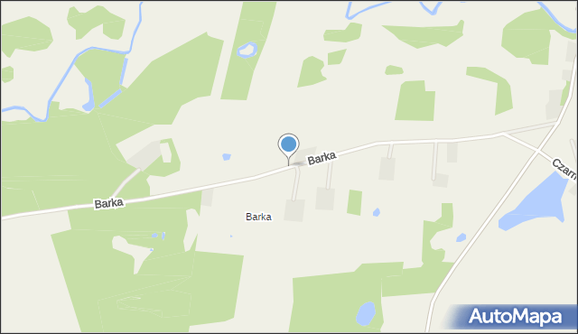 Jaroszewy, Barka, mapa Jaroszewy