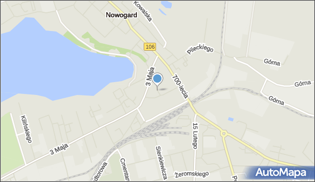 Nowogard, Bankowa, mapa Nowogard