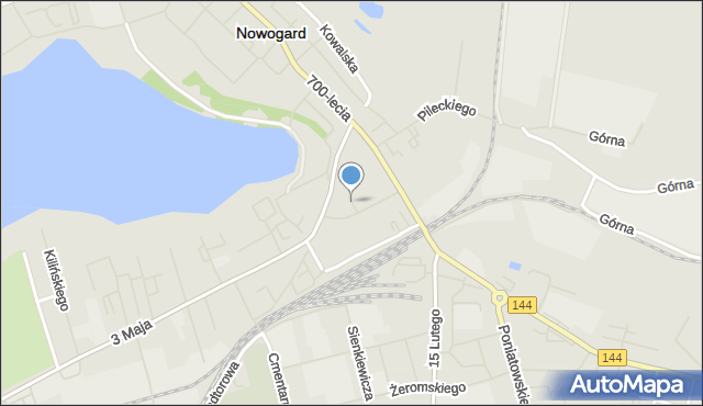 Nowogard, Bankowa, mapa Nowogard