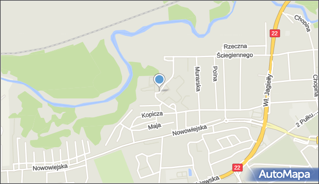 Starogard Gdański, Balewskiego Józefa, dr., mapa Starogard Gdański