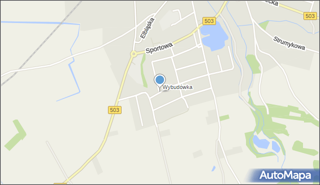 Tolkmicko, Bażyńskiego Jana, mapa Tolkmicko