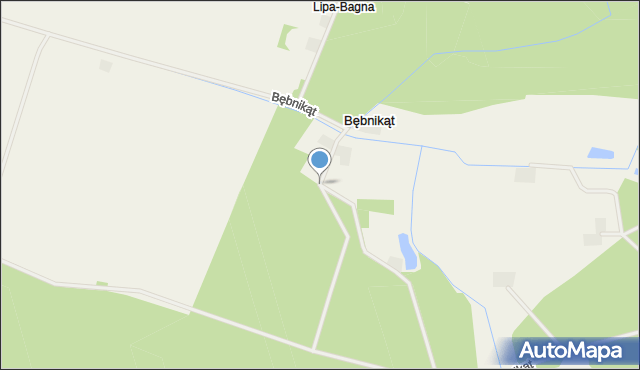 Bębnikąt gmina Oborniki, Bębnikąt, mapa Bębnikąt gmina Oborniki