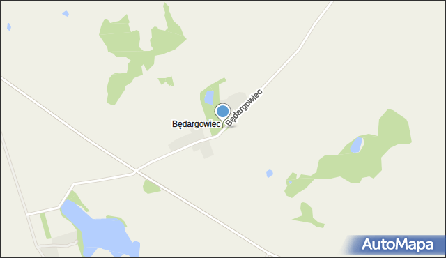 Będargowiec, Będargowiec, mapa Będargowiec