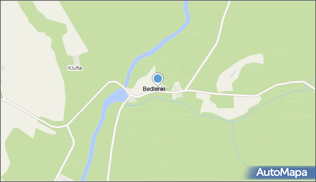 Bedlenki, Bedlenki, mapa Bedlenki