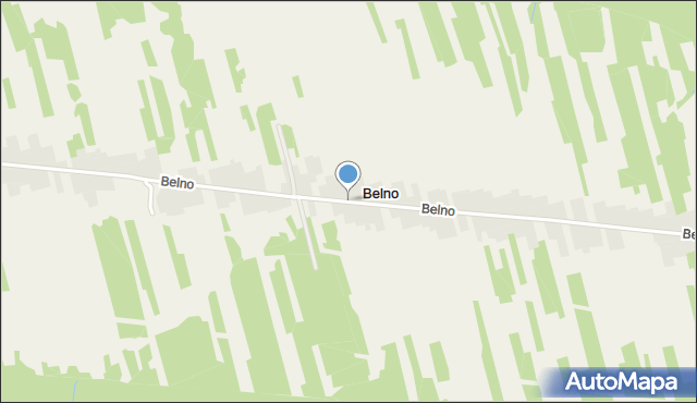 Belno gmina Zagnańsk, Belno, mapa Belno gmina Zagnańsk