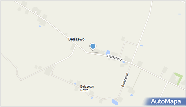 Bełszewo, Bełszewo, mapa Bełszewo