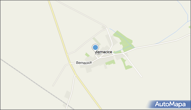 Bernacice, Bernacice, mapa Bernacice