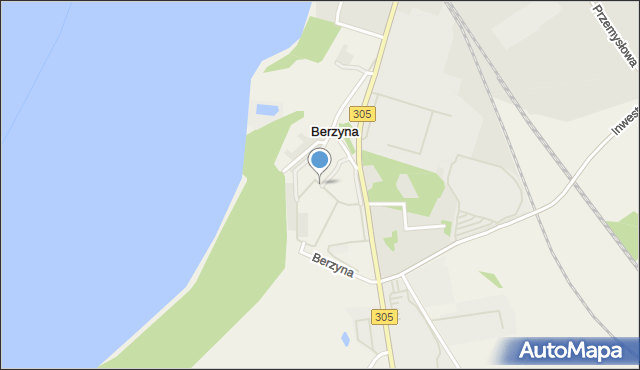 Berzyna, Berzyna, mapa Berzyna