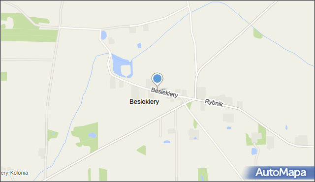 Besiekiery, Besiekiery, mapa Besiekiery
