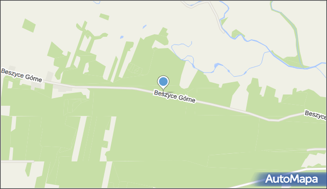 Beszyce Górne, Beszyce Górne, mapa Beszyce Górne