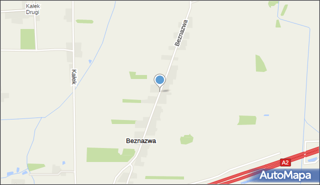 Beznazwa, Beznazwa, mapa Beznazwa