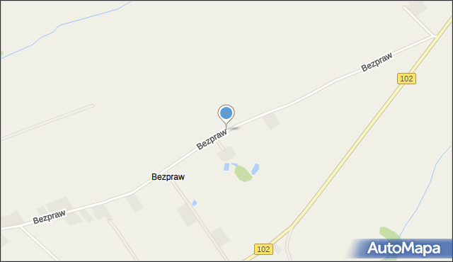 Bezpraw, Bezpraw, mapa Bezpraw