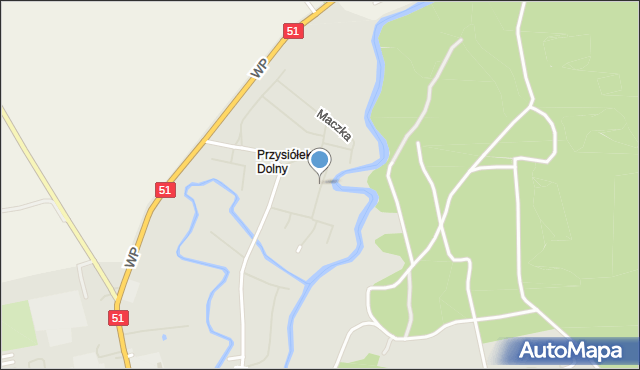 Dobre Miasto, Bema Józefa, gen., mapa Dobre Miasto