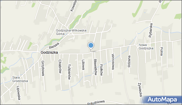 Godziszka gmina Buczkowice, Beskidzka, mapa Godziszka gmina Buczkowice