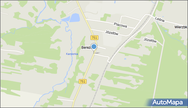 Suchedniów, Berezów, mapa Suchedniów