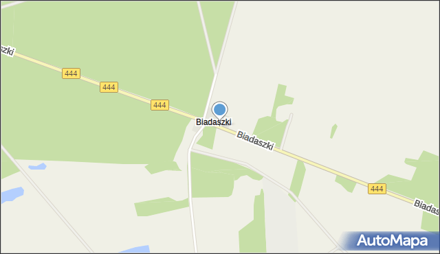 Biadaszki gmina Odolanów, Biadaszki, mapa Biadaszki gmina Odolanów