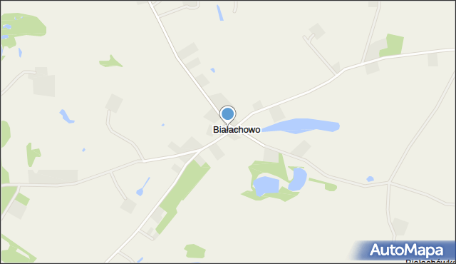 Białachowo, Białachowo, mapa Białachowo