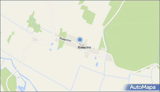 Białęcino, Białęcino, mapa Białęcino