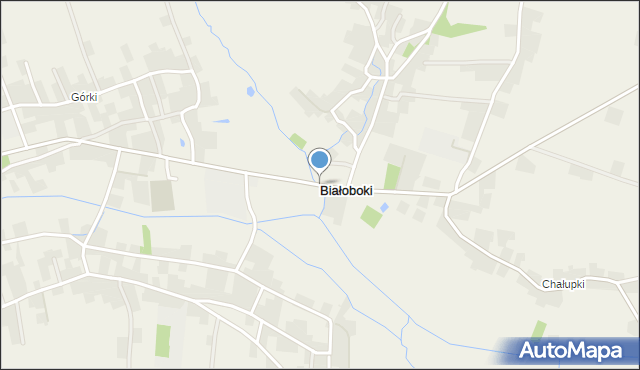 Białoboki, Białoboki, mapa Białoboki