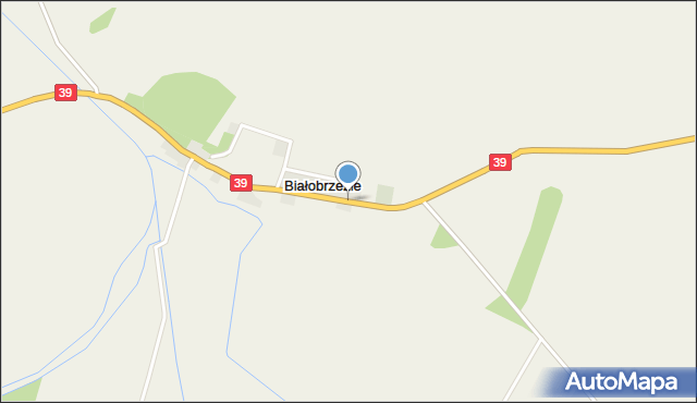 Białobrzezie, Białobrzezie, mapa Białobrzezie