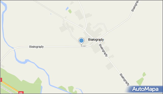 Białogrądy, Białogrądy, mapa Białogrądy