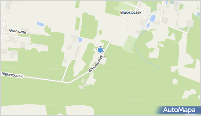 Białostoczek, Białostoczek, mapa Białostoczek